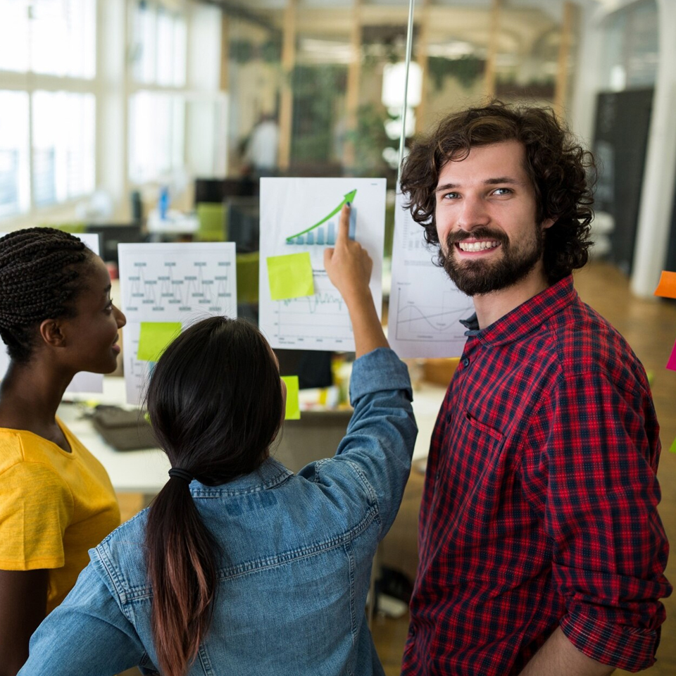 Dedicated agile software development team collaboration